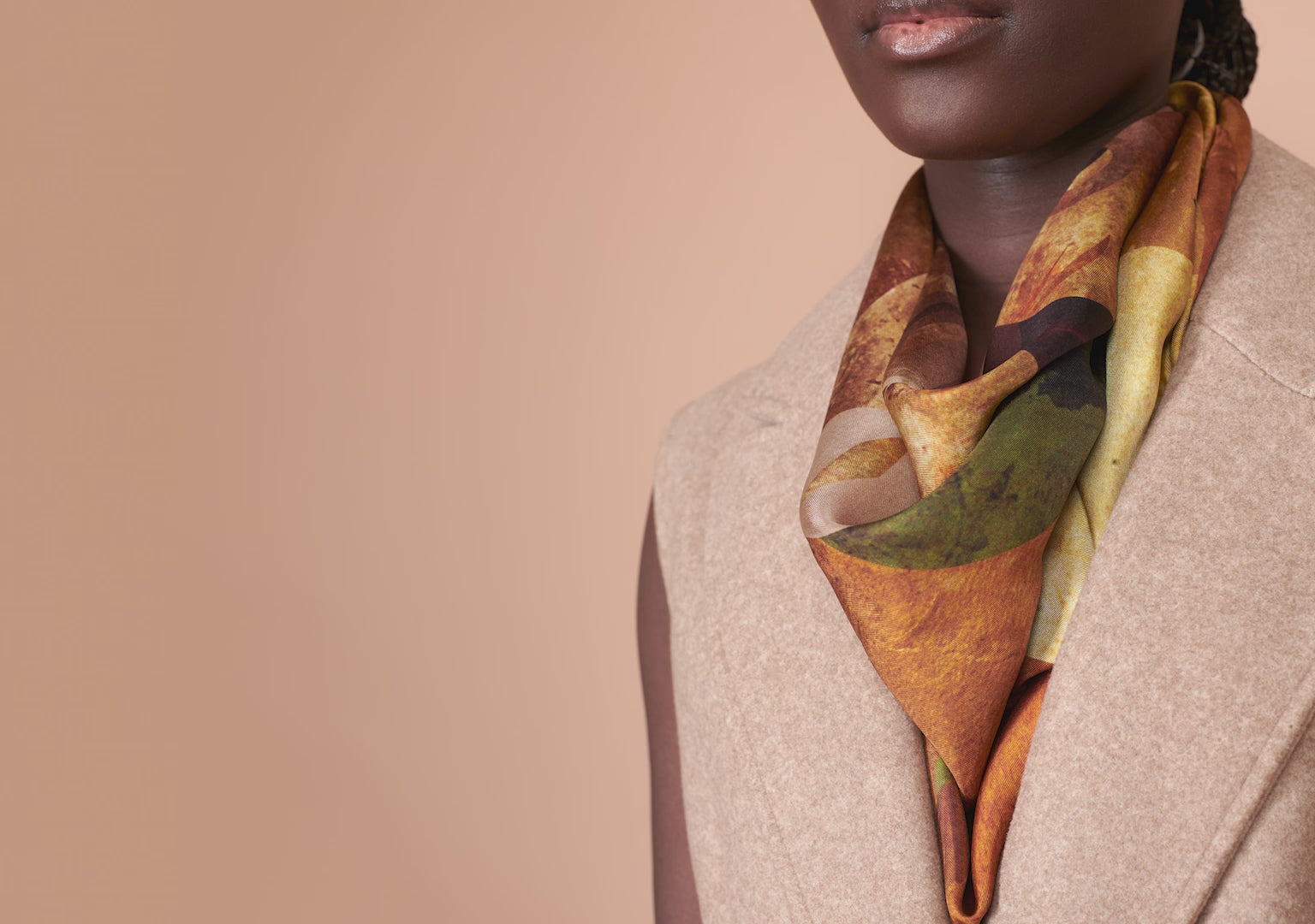 Silk Twill Scarves: Vibrant Colors
