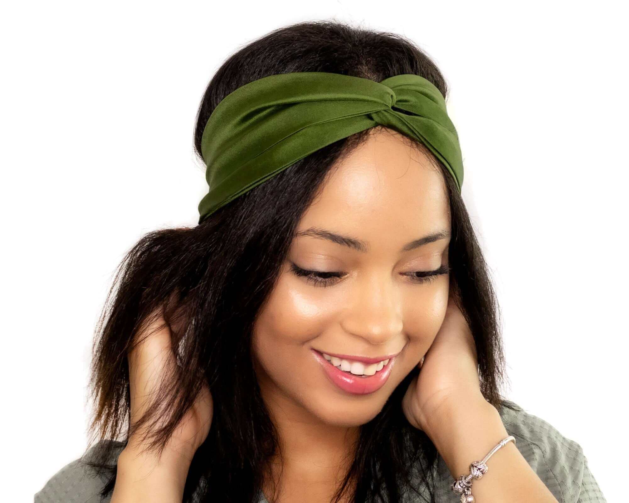 100% Pure Silk Headband  Shop Silk Twist Headbands – The Silk Collection