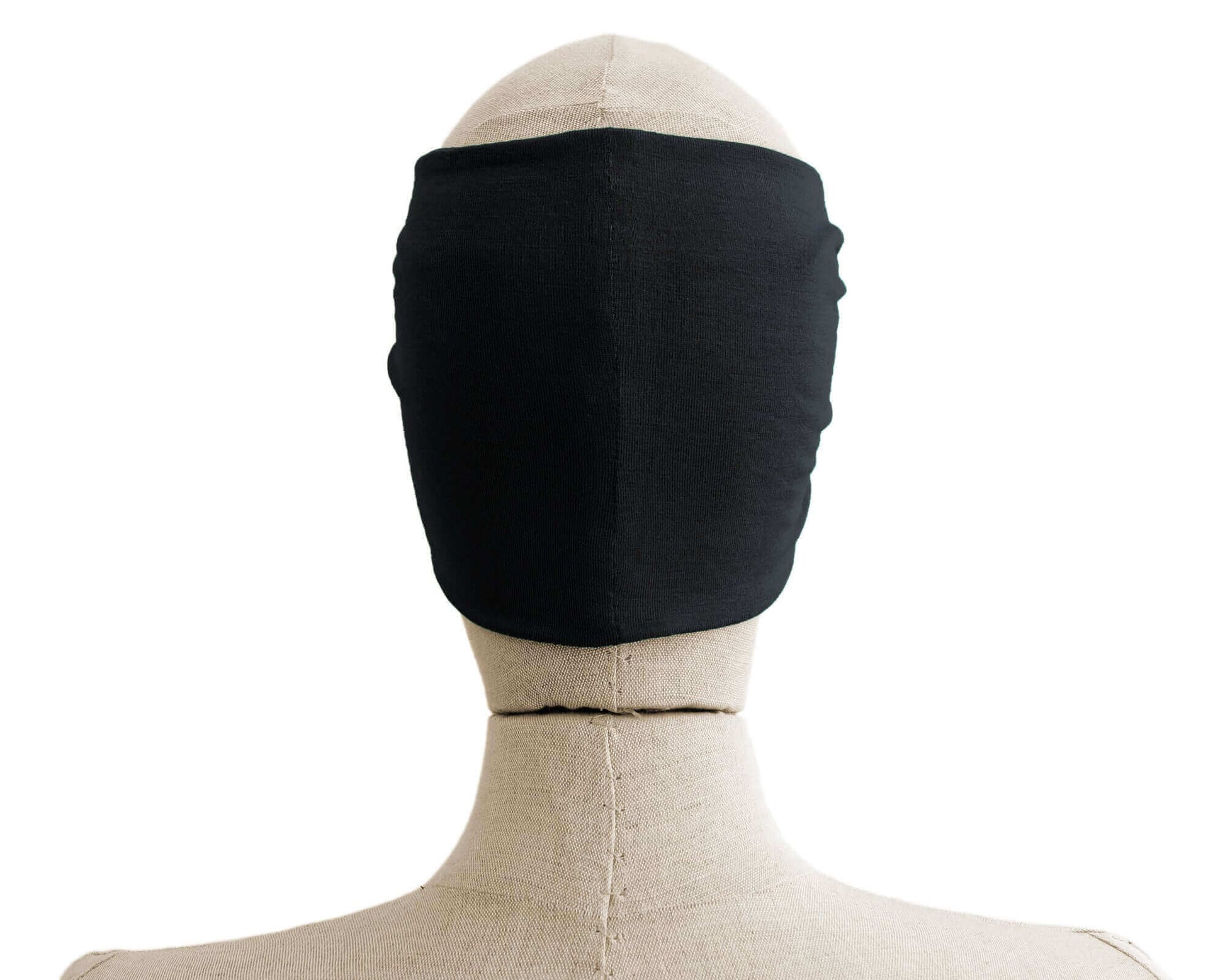 Black, Twist Stretch Headband, 95% Viscose Material (wood pulp)