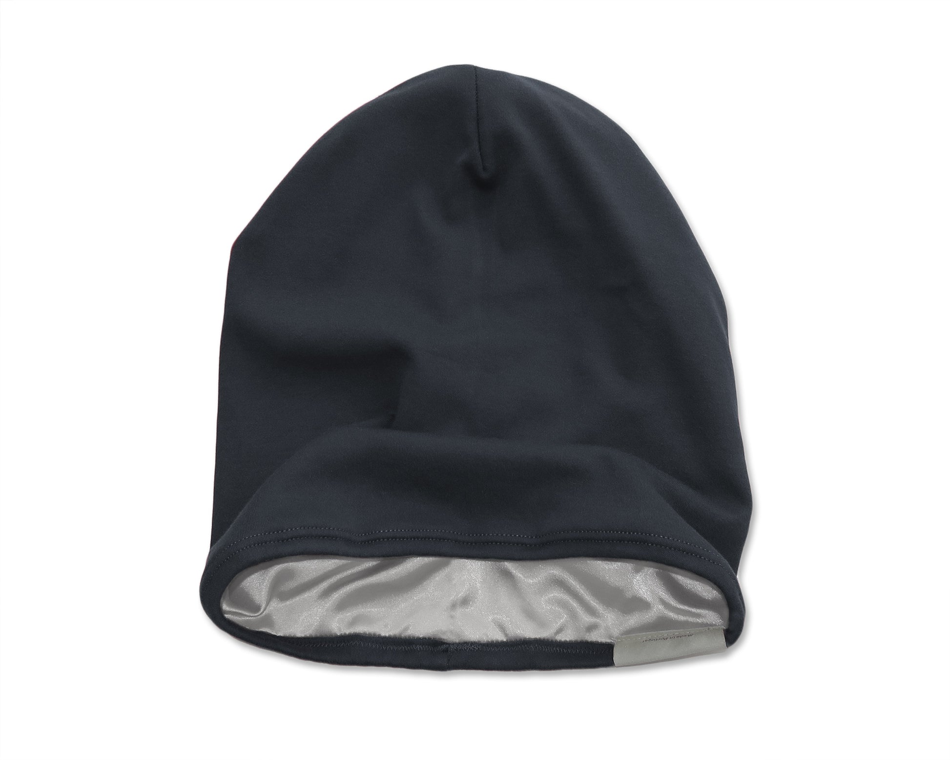 Satin-Lined Beanie for Women and Men - Soft and Warm Beanie with Satin Lining to Protect Hair, in Dark Gray 