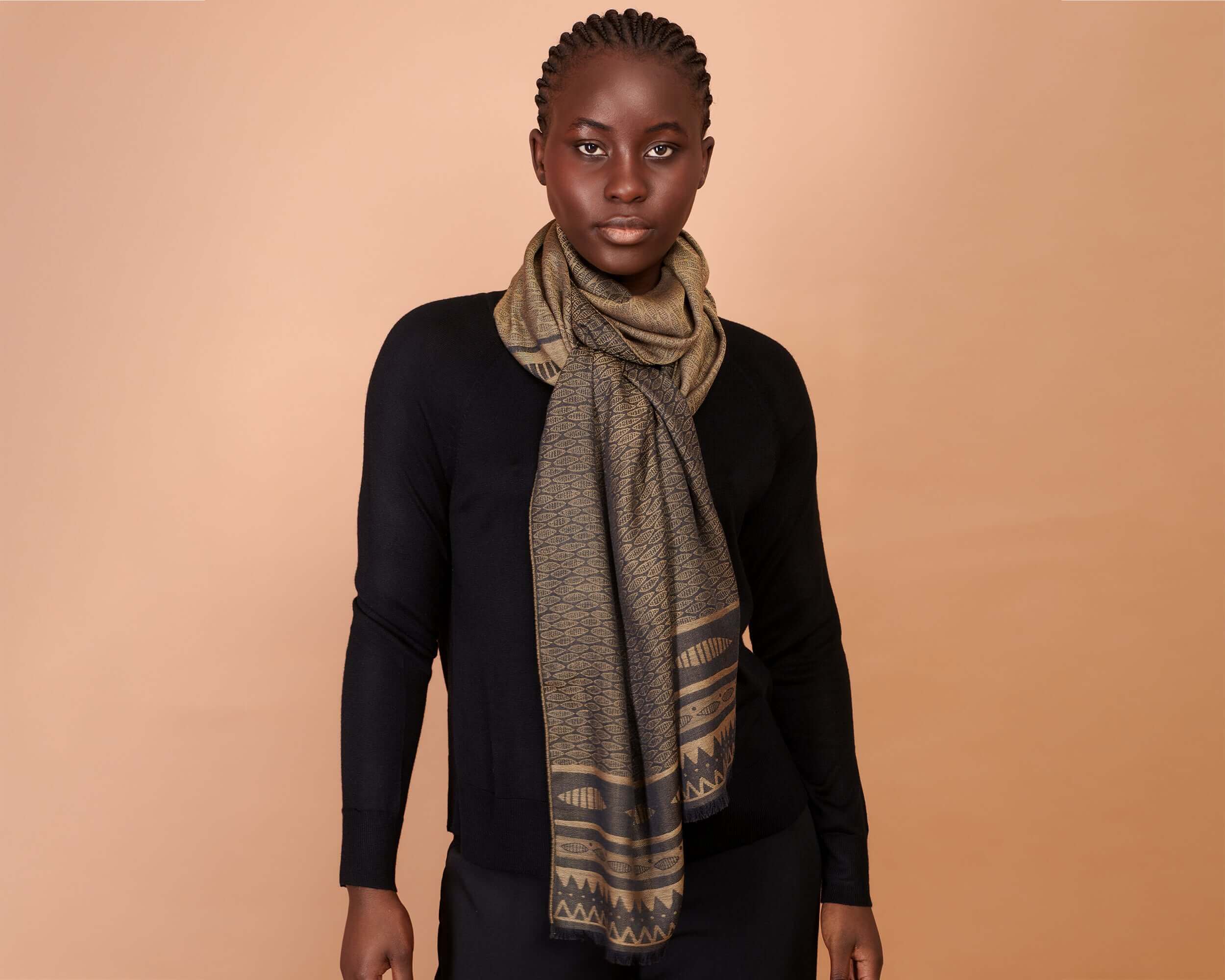 Jacquard scarf 2024