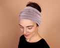 Lilac Pastel Head Wrap Wide Hair Wrap