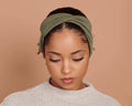 Khaki, Twist Stretch Headband