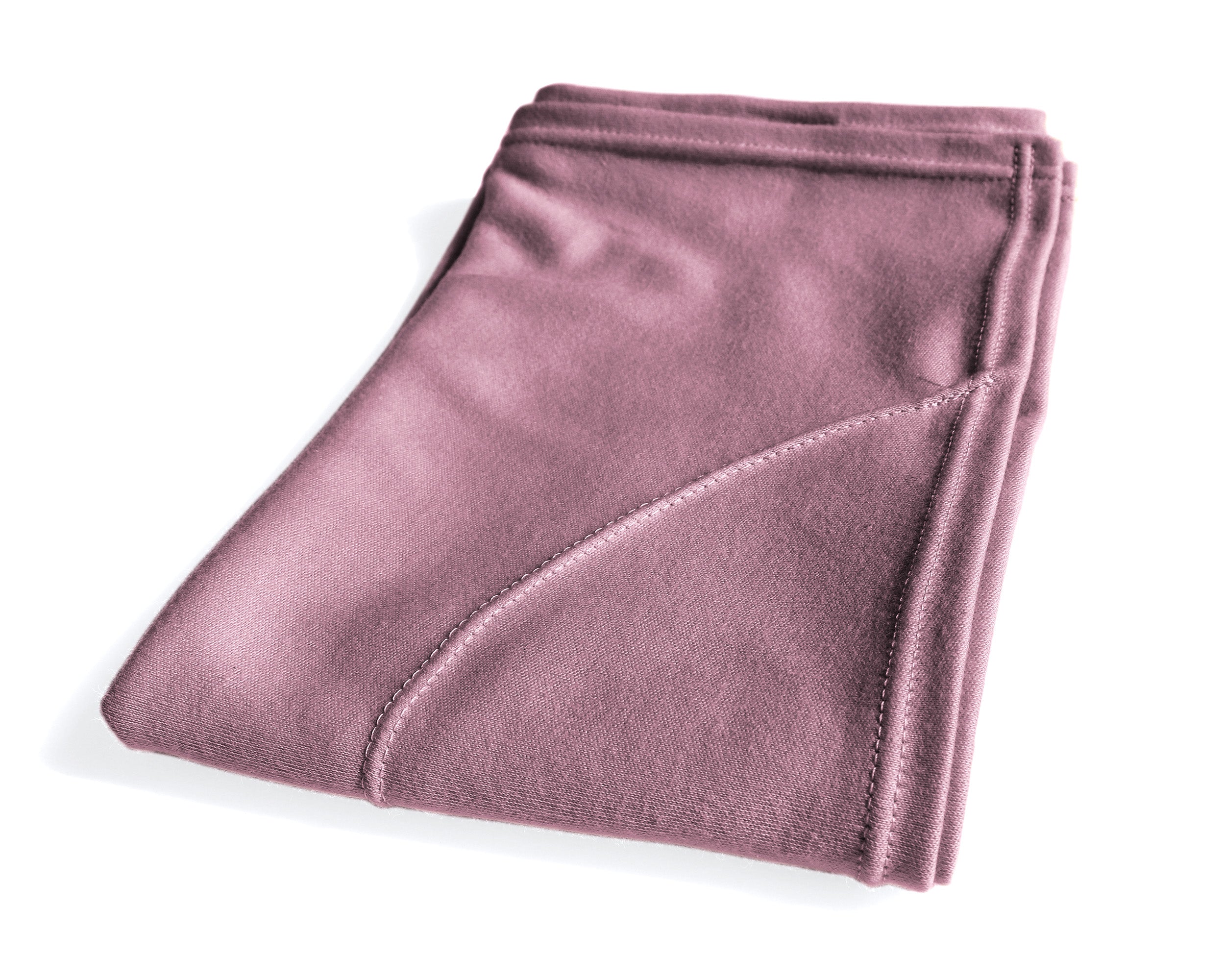 T-Shirt Hair Towel for Curly, Wavy, and Straight Hair - Soft, Absorbent, and Eco-Friendly in Lilac Rose, on a white background