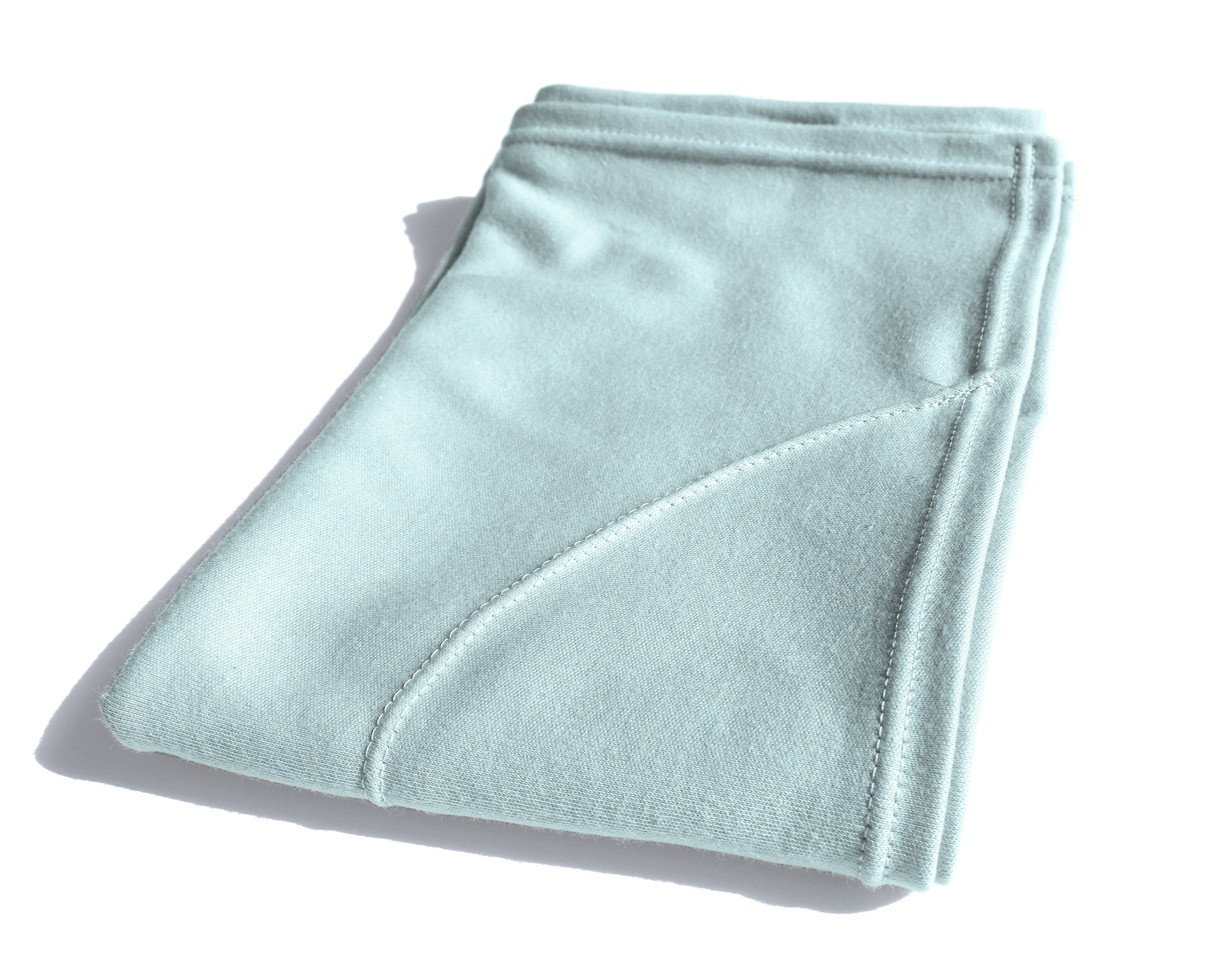 T-Shirt Hair Towel for Curly, Wavy, and Straight Hair - Soft, Absorbent, and Eco-Friendly in sky blue, on a white background
