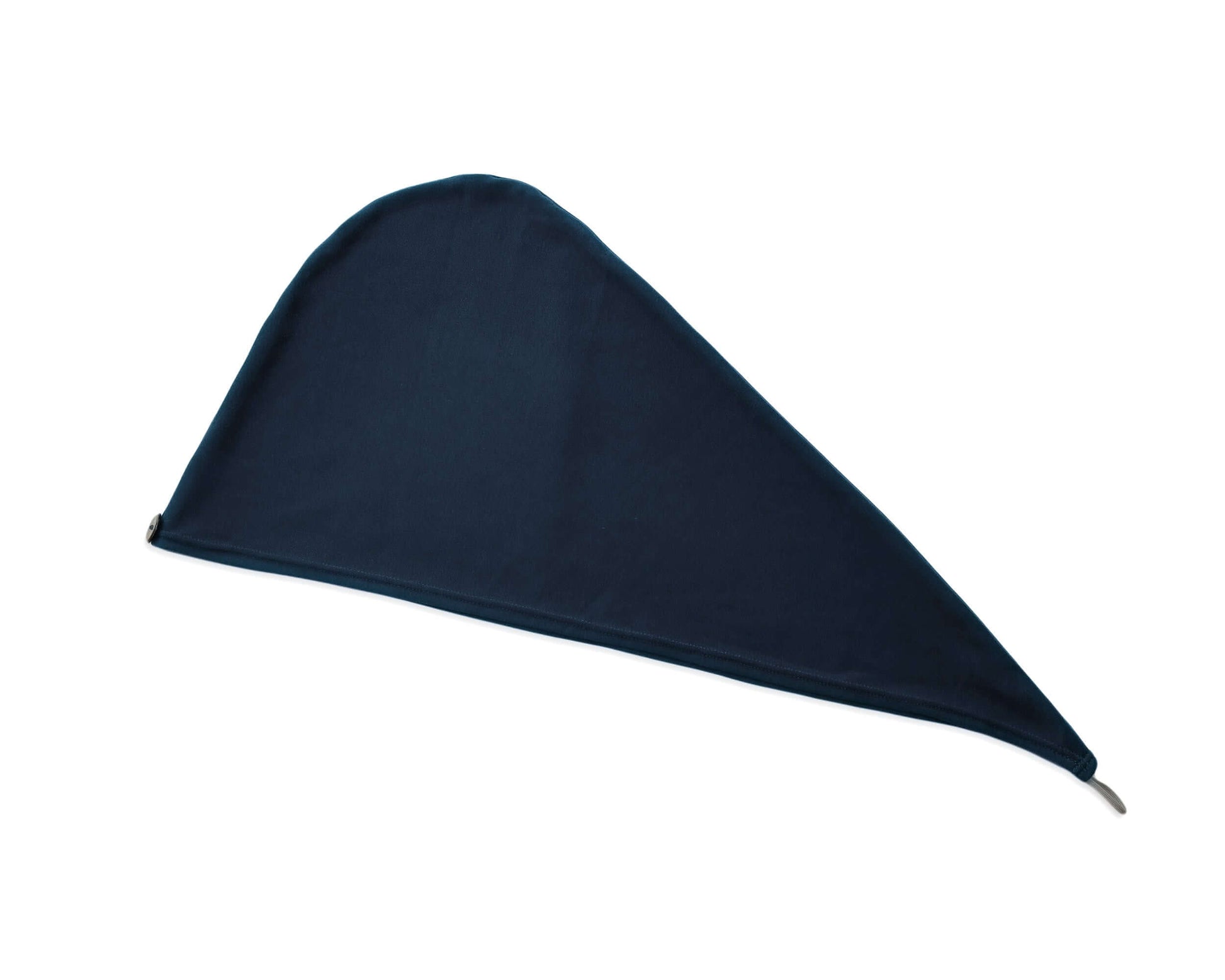 T-Shirt Hair Towel Hood for Curly, Wavy, and Straight Hair - Soft, Absorbent and Eco-Friendly in Navy Blue