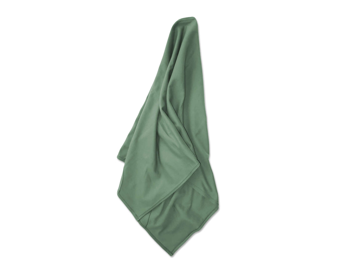 Watercress Green T-Shirt Hair Towel for Curly, Wavy, and Straight Hair - Soft, Absorbent, and Eco-Friendly