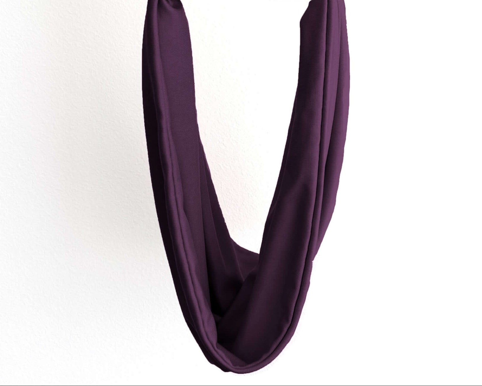 Boho Stirnband Extra Breit in Italienische Pflaume