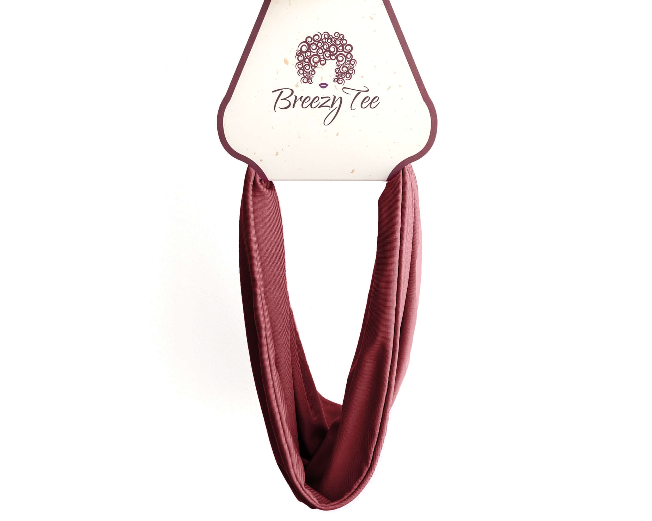 Boho Headband Extra Wide in Mauve Rose