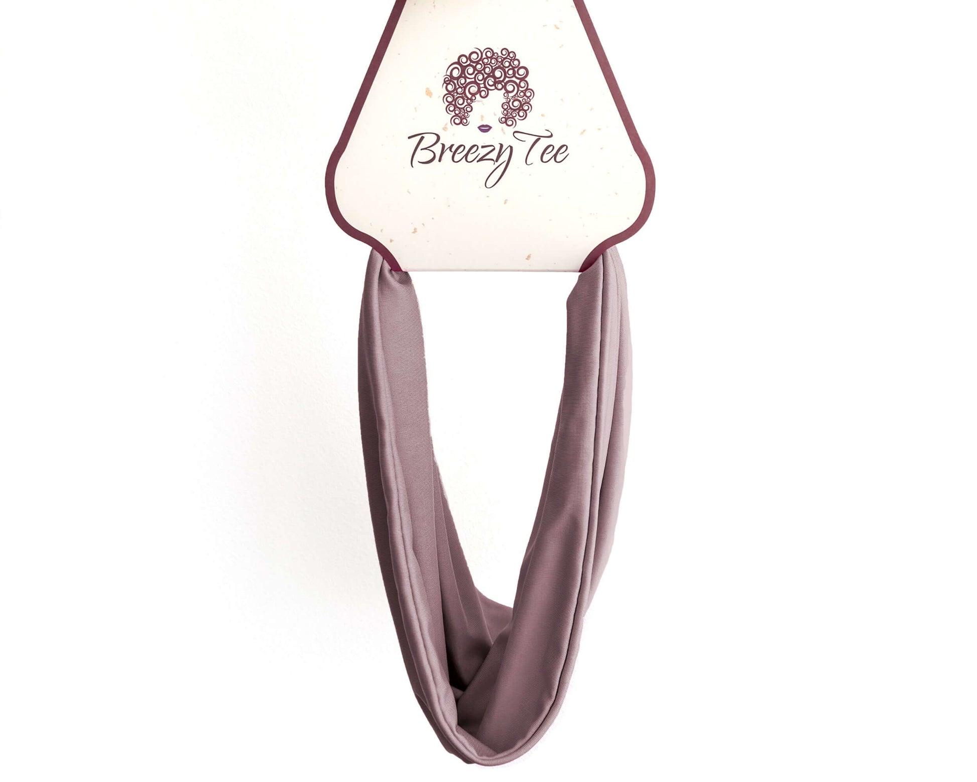 Boho Headband Extra Wide (pastel lilac), on a white background