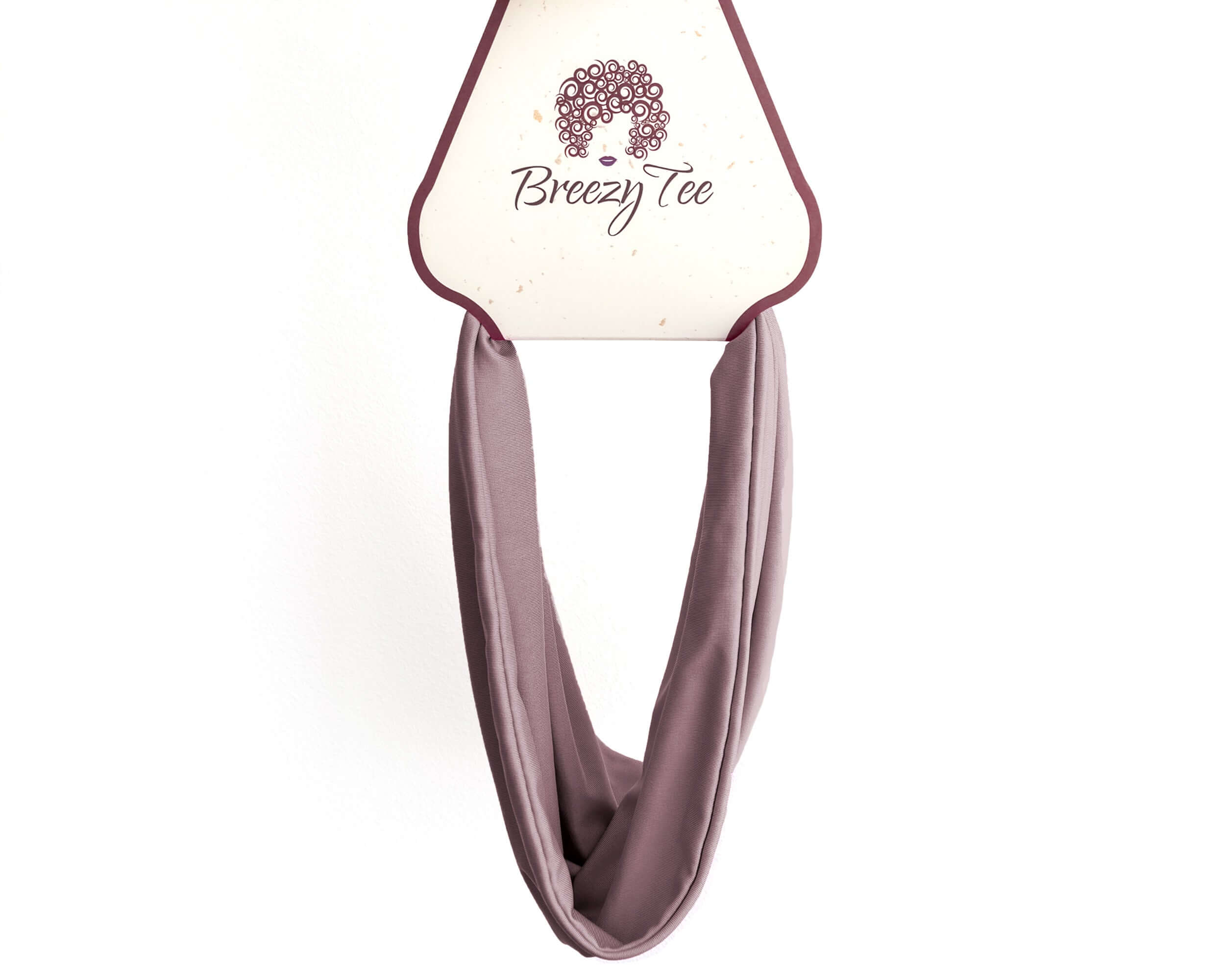 Boho Headband Extra Wide (pastel lilac), on a white background