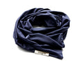 Navy Blue Boho Head Wrap Wide Hair Wrap