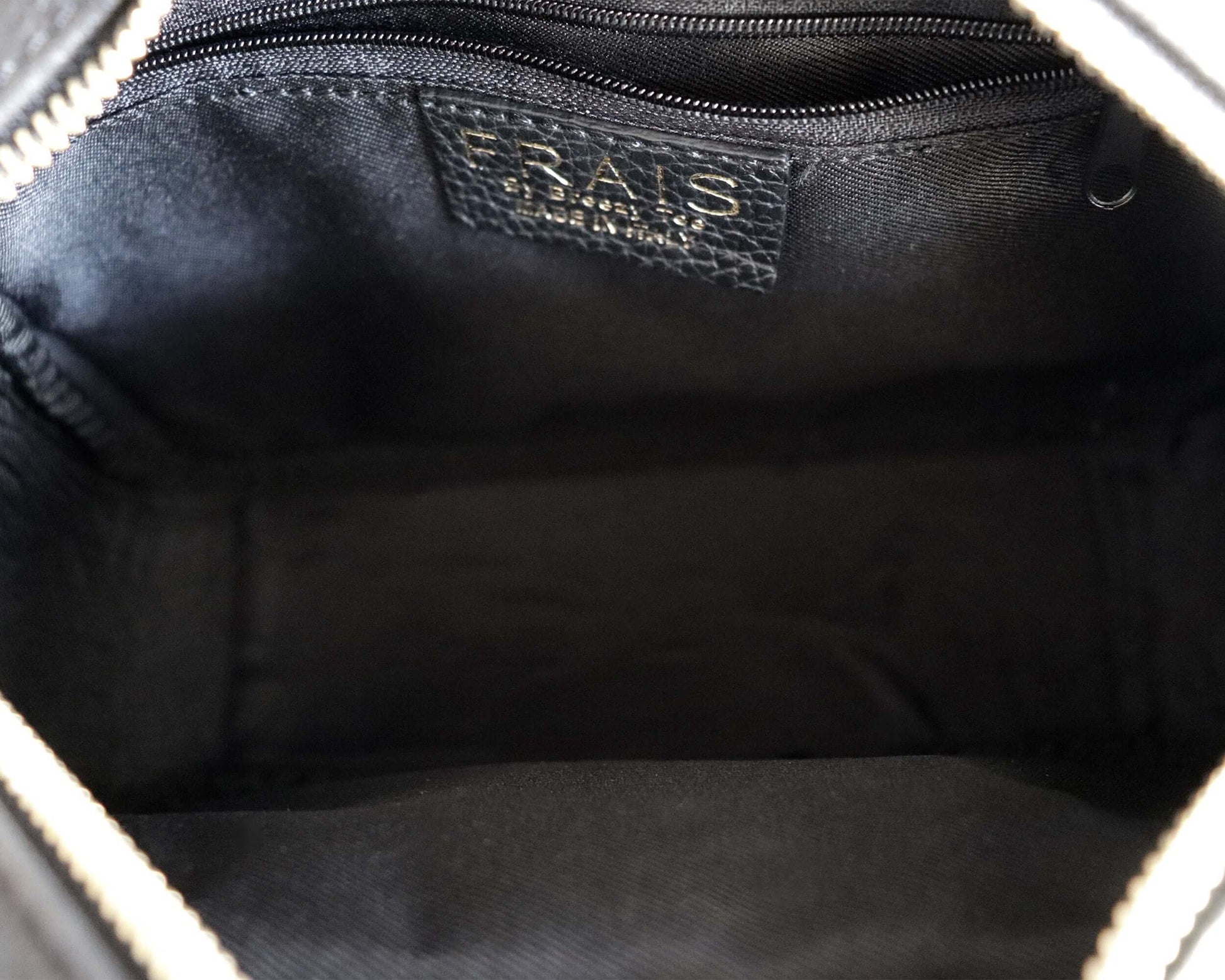 Black Italian Leather Bag, Small Crossbody Bag