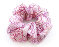 Floral Print Silk Twill Scrunchie Large