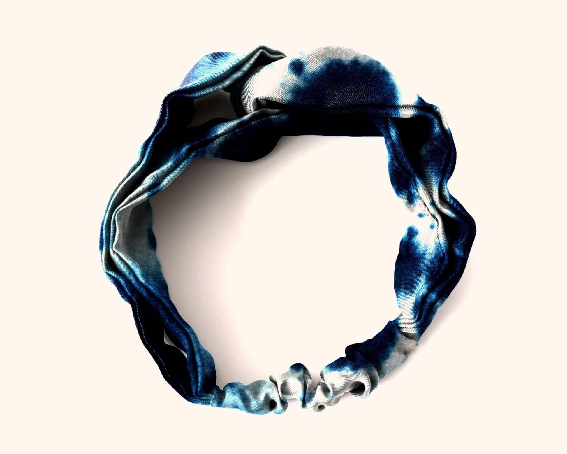 Tie Dye, Silk Twill, Turban Headband, 100% Silk, Sustainable Luxury, Twist Headband, Eco-Friendly Fabric