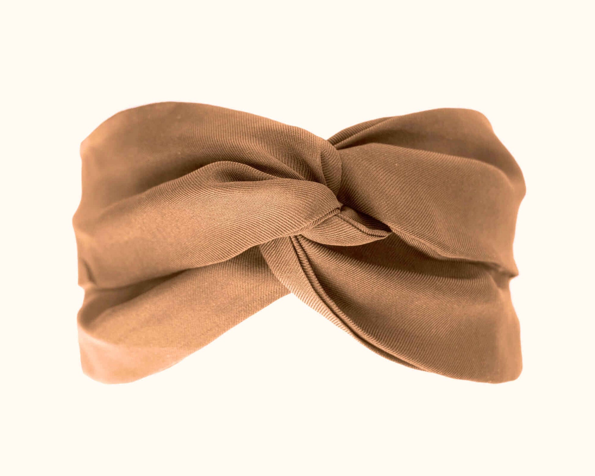 Copper, Silk Twill, Turban Headband, 100% Silk, Sustainable Luxury, Twist Headband, Eco-Friendly Fabric