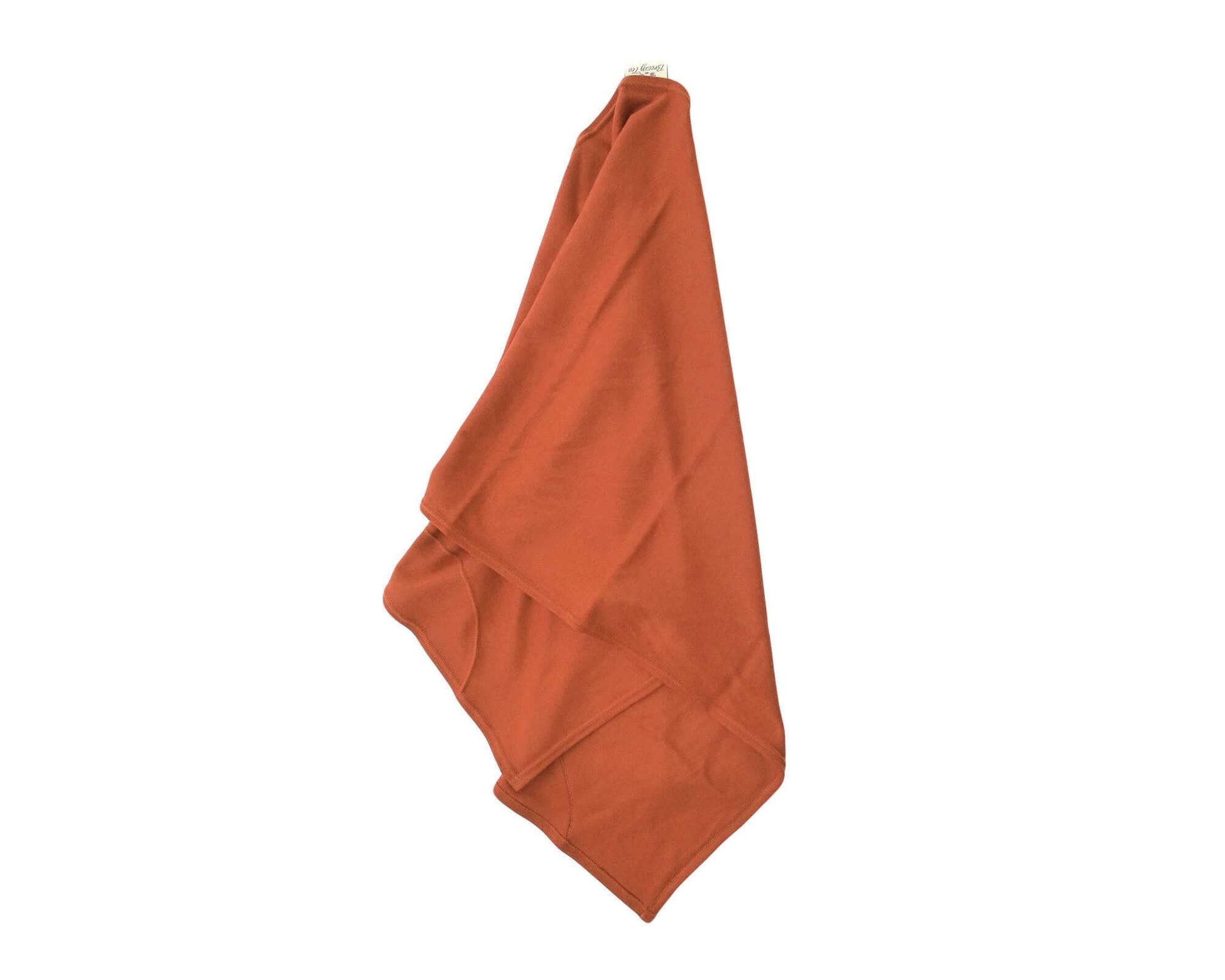 Burnt Orange T-shirt Hair Towel Wrap Full Curly Hair