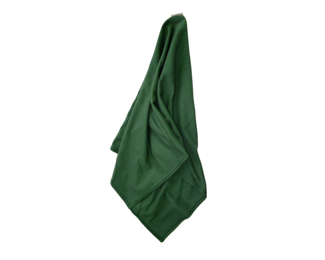 Emerald Green T-Shirt Hair Towel for Curly, Wavy, and Straight Hair - Soft, Absorbent, and Eco-Friendly