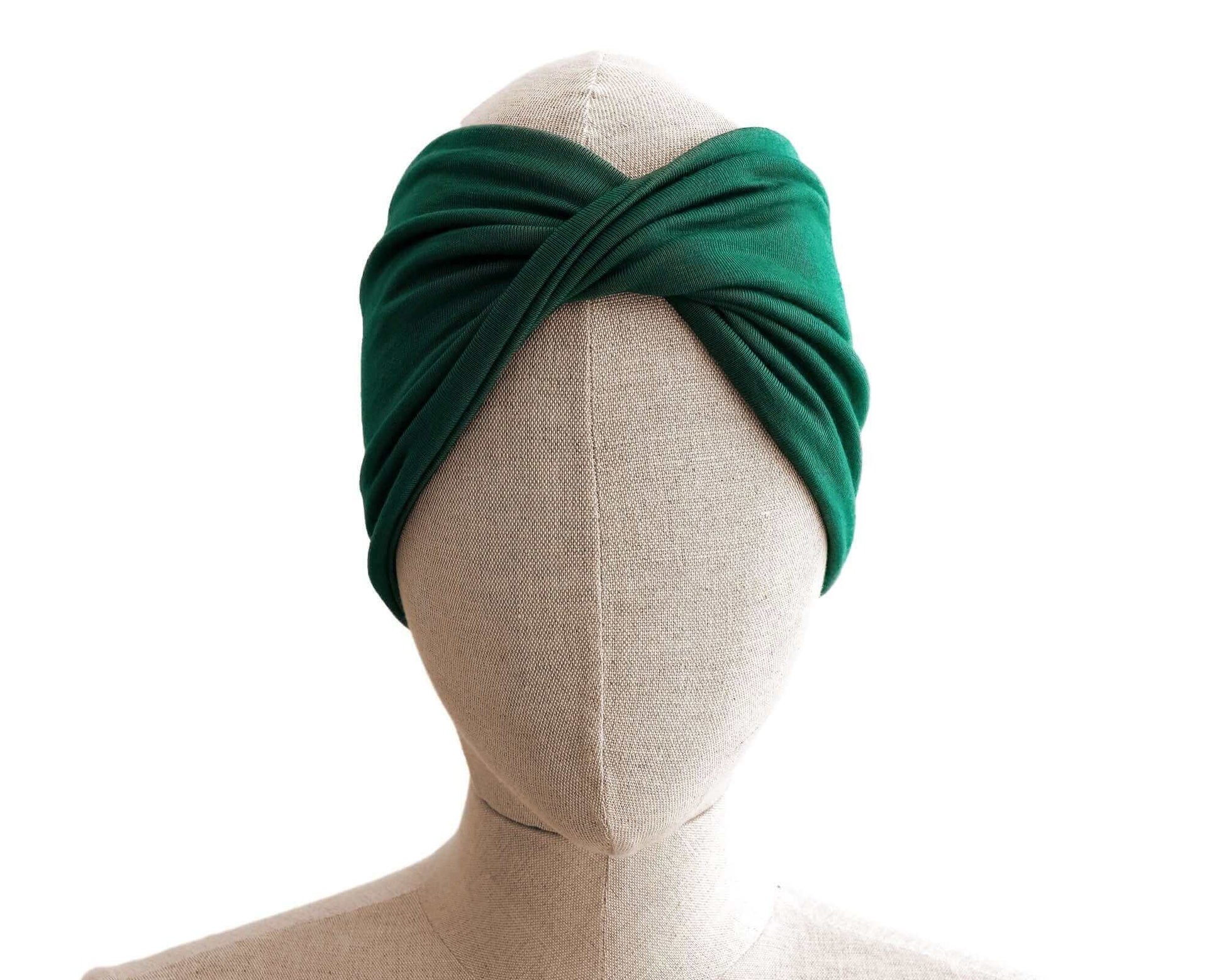 Forest Green, Twist Stretch Headband