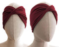 Bordeaux, Twist Stretch Headband, 95% Viscose Material (wood pulp)