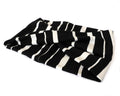 Black & White, Twist Stretch Headband, Stripe Headband, Viscose Fabric (wood pulp) Mix