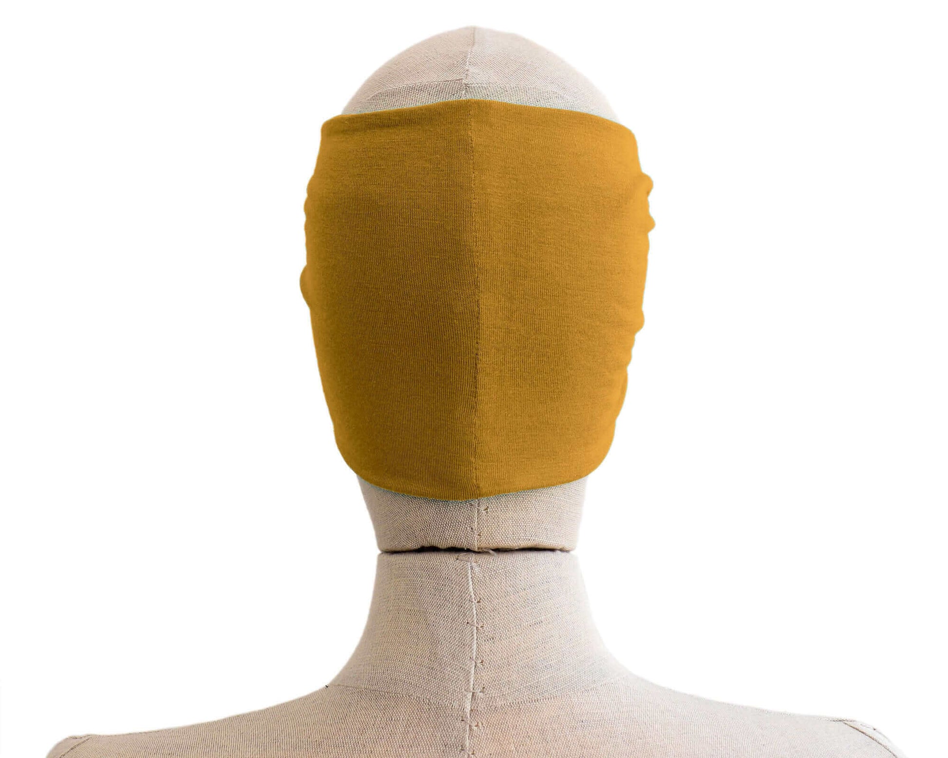 Mustard Yellow Twist Stretch Headband 95% Viscose Fabric (wood pulp)
