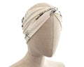 Black & White, Twist Stretch Headband, Floral Print, Viscose Fabric (wood pulp) Mix, Pattern Placement Varies