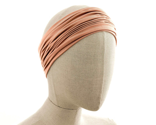 Rose Gold, Boho Headband, Multipurpose, Extra Wide
