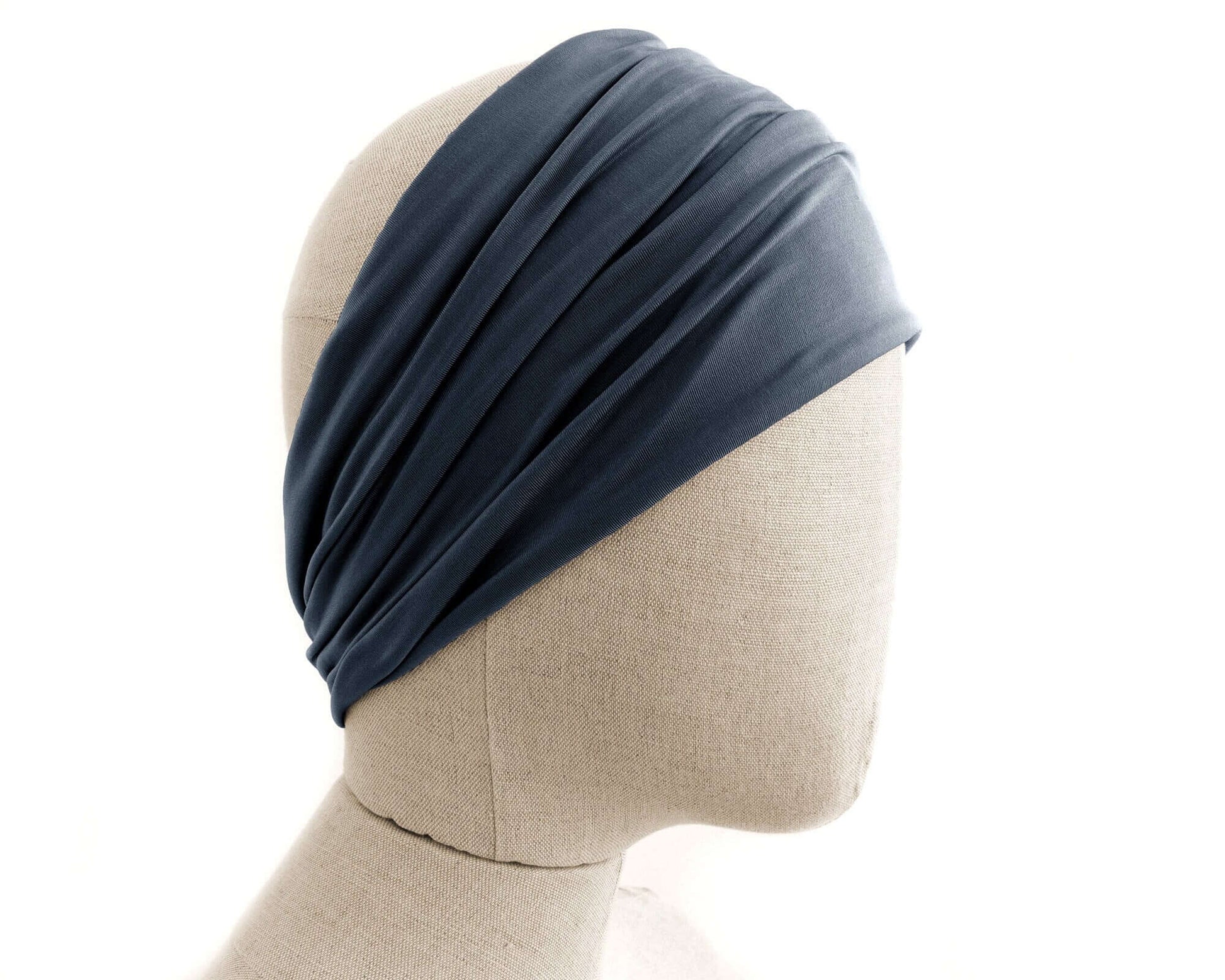Graphite Boho Headband, Multipurpose, Extra Wide
