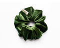 Khaki, Velvet Scrunchie, Large, Organic Eco Elastic