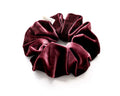 Bordeaux, Velvet Scrunchie, Large, Organic Eco Elastic