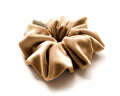 Gold Beige, Velvet Scrunchie, Large, Organic Eco Elastic